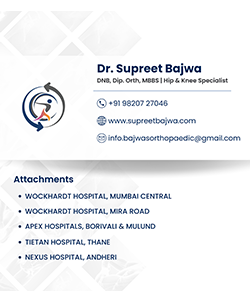 Datta meghe Award with Dr Supreet Bajwa, Hip & Knee Replacement Surgeon, Mumbai, India