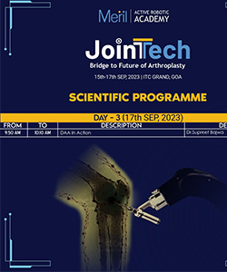 Jointech 2023 with Dr Supreet Bajwa, Hip & Knee Replacement Surgeon, Mumbai, India